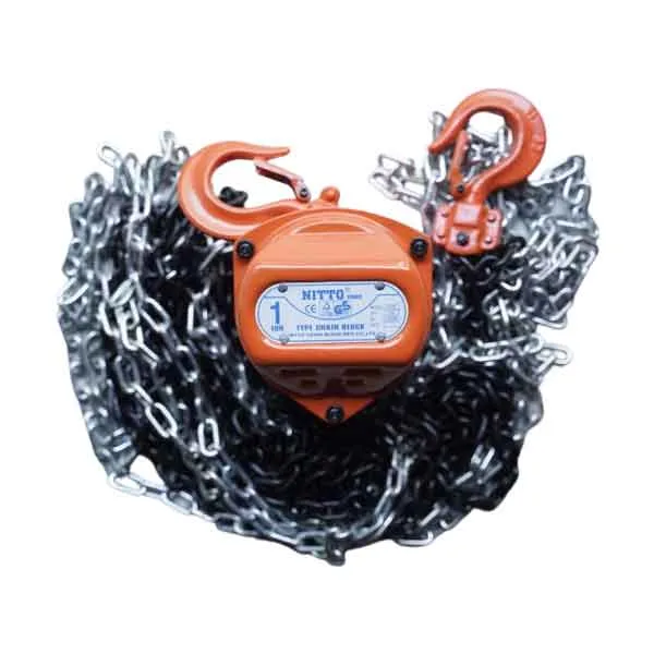 Pa Lăng Xích Kéo Tay Nitto 1 Tấn 3m 3 Rua keo palang xich Nitto 1 tan