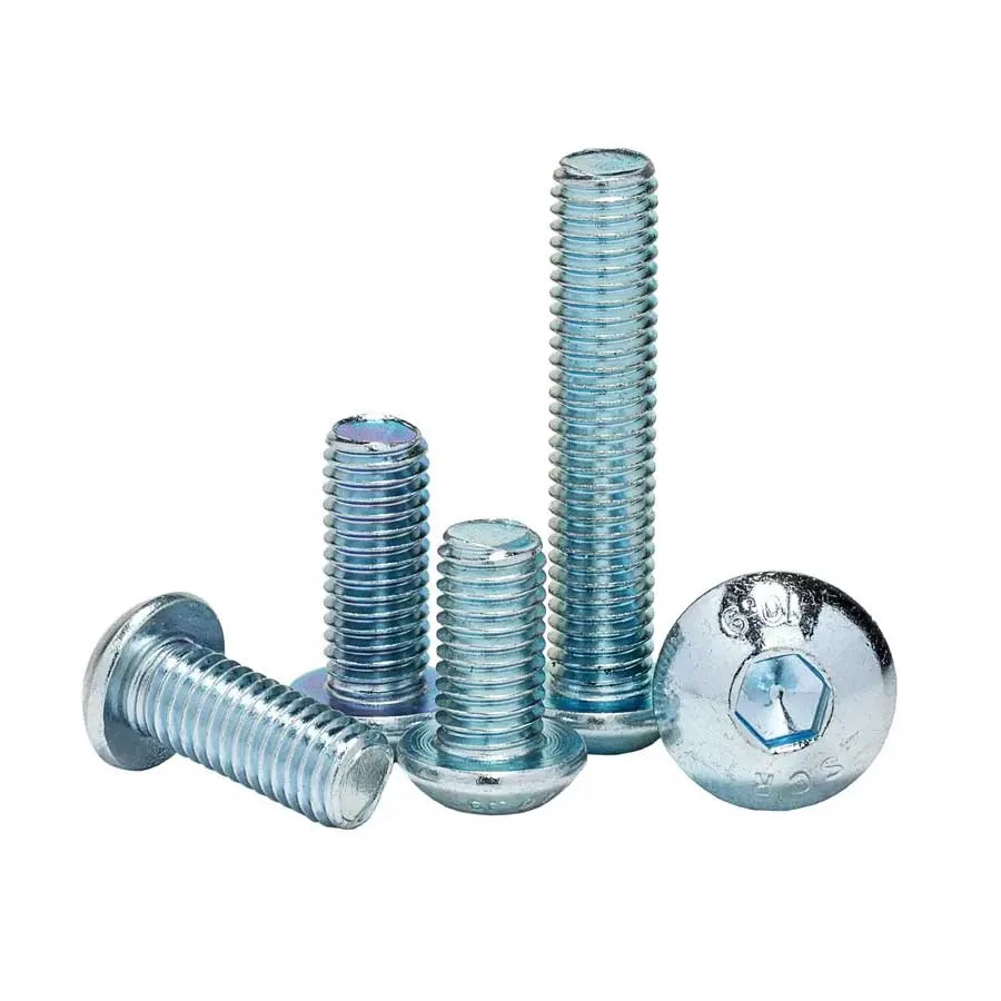 Lục Giác Chìm Đầu Mo Thép 10.9 Mạ Kẽm M6x1.0 ISO 7380 4 Socket button head screw 109 Zinc