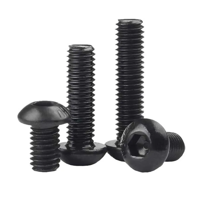 Lục Giác Chìm Đầu Mo Thép Đen 10.9 M4x0.7 ISO 7380 4 Socket button head screw Black Steel 109