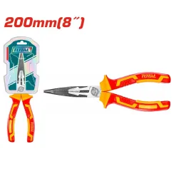 Kìm Mũi Nhọn Cách Điện 8 Inch Total THTIP2381