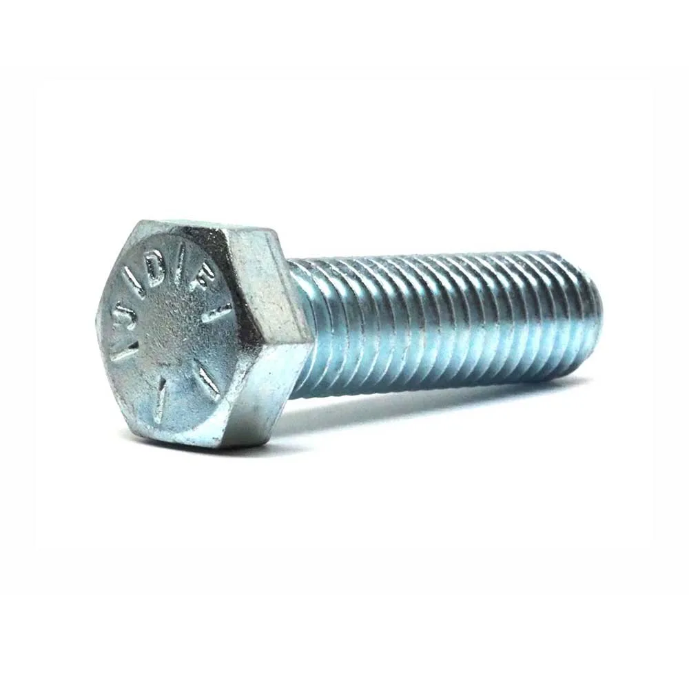 Bulong Grade 8 Ren Suốt Mạ Kẽm UNC 1/4-20 3 Zinc hex bolt Grade 8 full thread