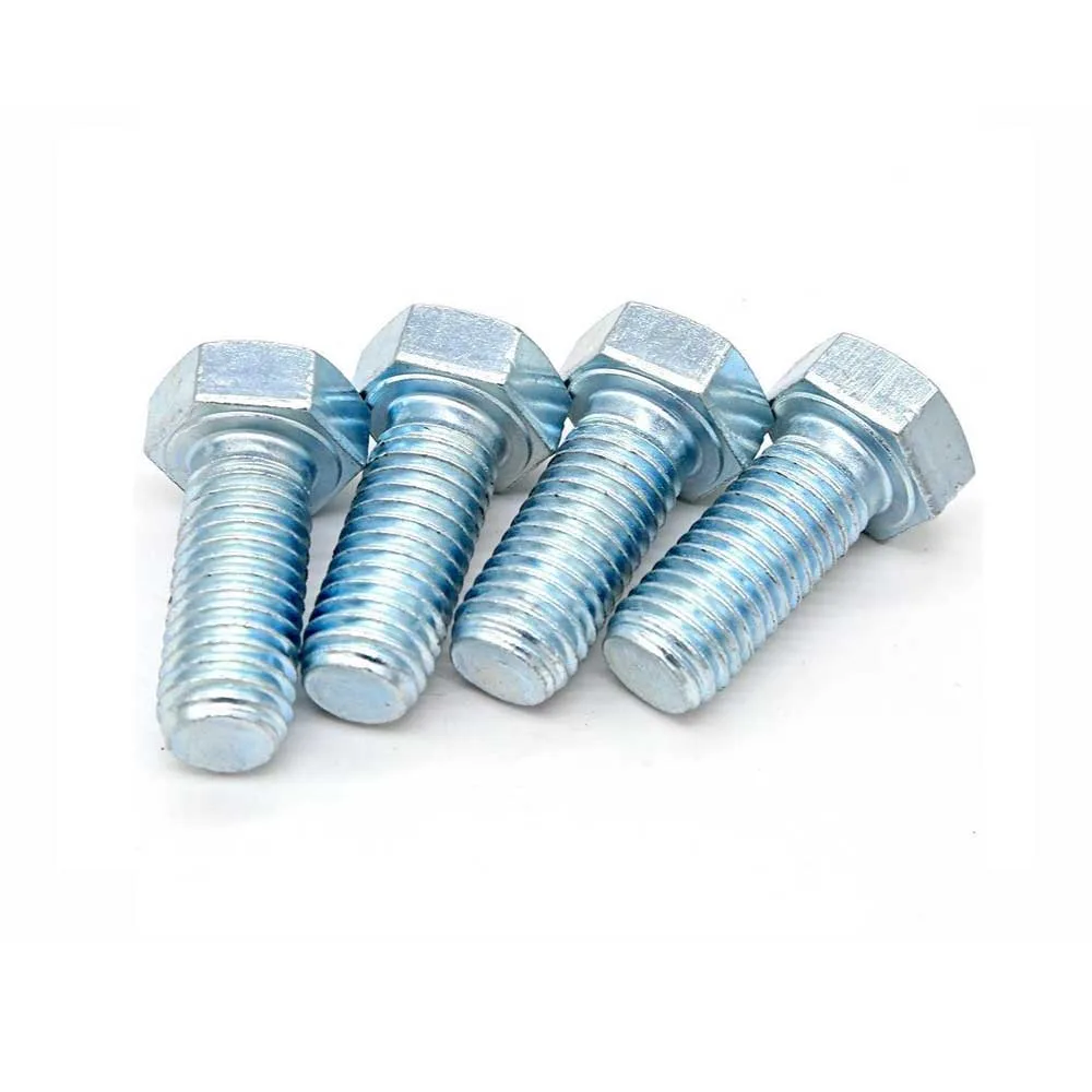 Bulong Grade 8 Ren Suốt Mạ Kẽm UNC 1/4-20 4 Zinc hexbolt Grade 8 full thread
