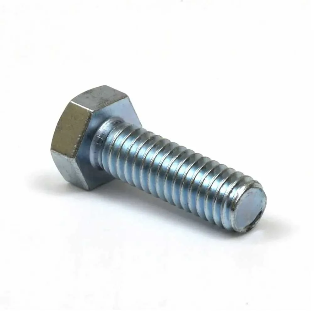 Bulong Grade 8 Ren Suốt Mạ Kẽm UNC 1/4-20 6 Zinc plate hexbolt Grade 8 full thread