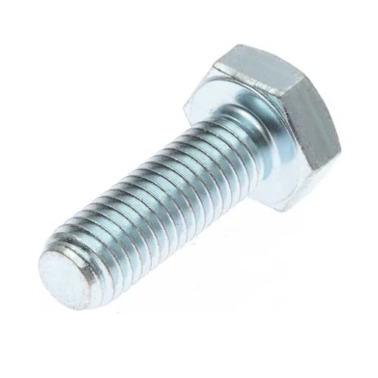 Bulong Grade 8 Ren Suốt Mạ Kẽm UNC 1/4-20 5 Zinc plate hexbolt full thread Grade 8