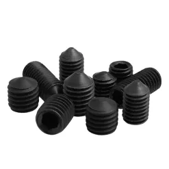 Vít Trí Đuôi Nhọn Thép Đen 10.9 M4x0.7 DIN 914 12 cone point set screws alloy steel