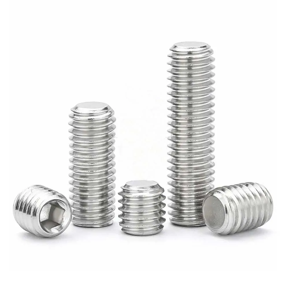 Vít Trí Đuôi Bằng Thép 10.9 Mạ Kẽm M4x0.7 DIN 913 5 din 913 trang