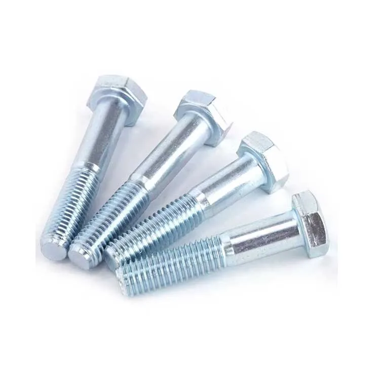 Bulong Ren Lửng Grade 5 Mạ Kẽm UNC 3/4-10 4 hex bolt Grade 5 Zinc Plate partly thread