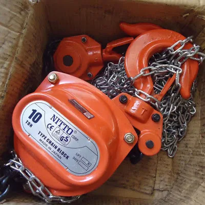 Pa Lăng Xích Kéo Tay Nitto 10 Tấn 3m 3 pa lang xich keo tay nitto 90vp5 10 tan 3m