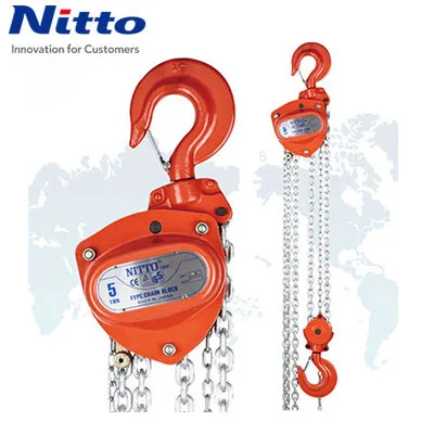 Pa Lăng Xích Kéo Tay Nitto 5 Tấn 10m 4 palang xich keo tay nitto 5 tan 3m