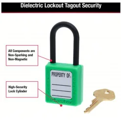 Khóa Móc An Toàn Master Lock 406GRN 10 3 Master Lock 406GRN Safety Padlock