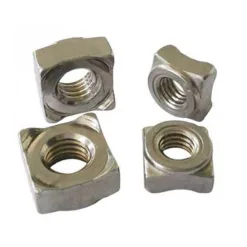 3 Steel Square Weld Nuts