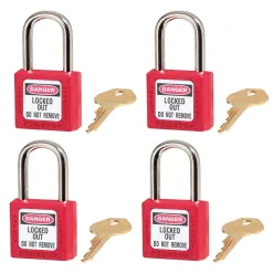 Khóa Móc An Toàn Master Lock 410RED 11 4 Master Lock 410RED Safety Padlock
