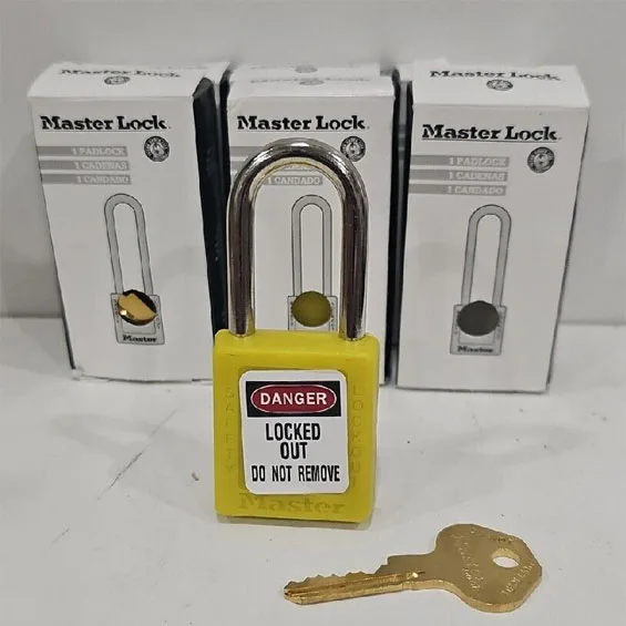 Khóa Móc An Toàn Master Lock 410YLW 7 4 Master Lock 410YLW Safety Padlock
