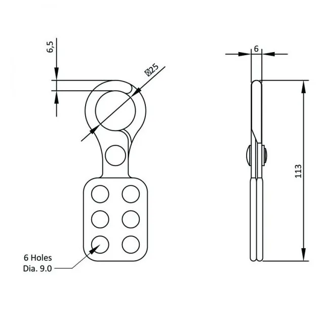 Khóa Càng Cua Master Lock 416 7 4 Master Lock 416 Safety Lockout Hasps