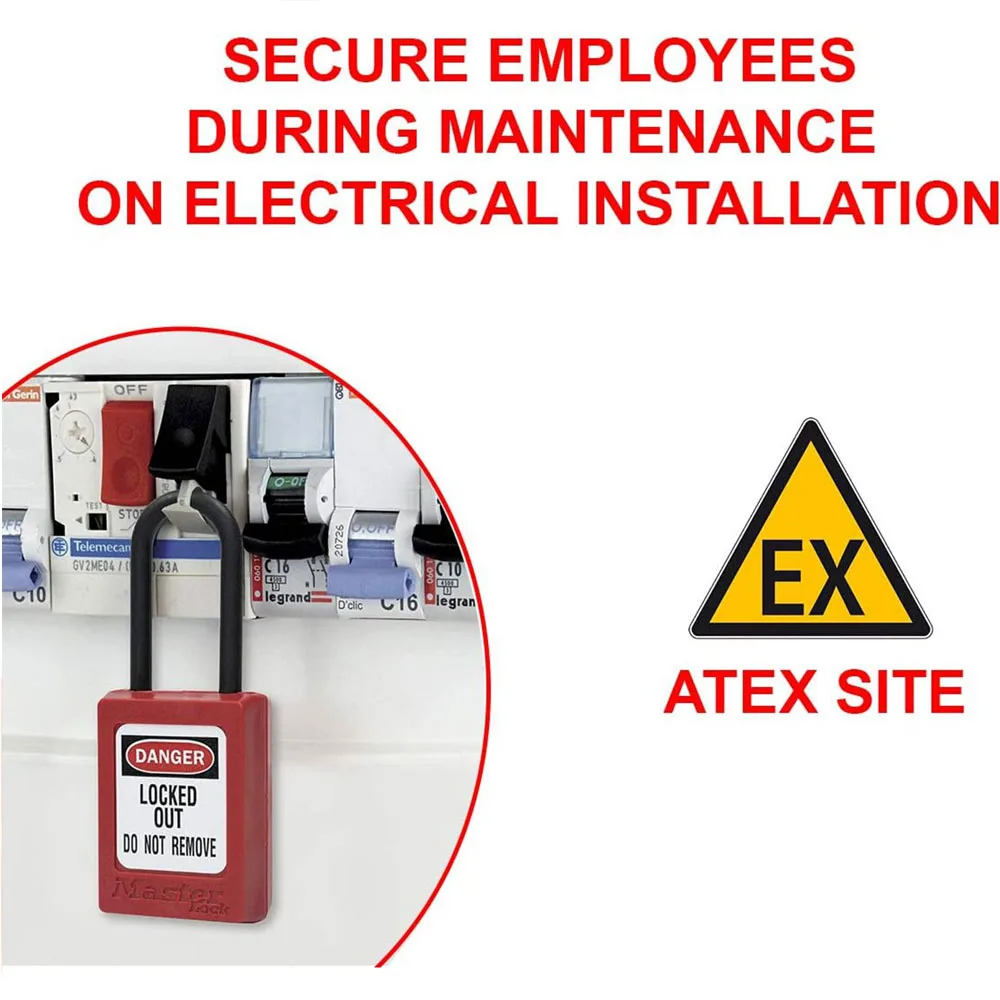 Khóa Móc An Toàn Master Lock S32RED 5 4 Master Lock S32RED Safety Padlock