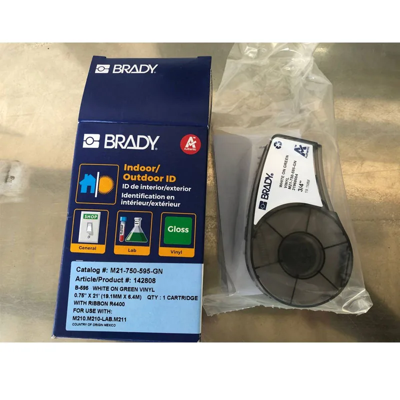 Nhãn In Brady M21-750-595-YL 4 4 Nhan in Brady M21 750 595