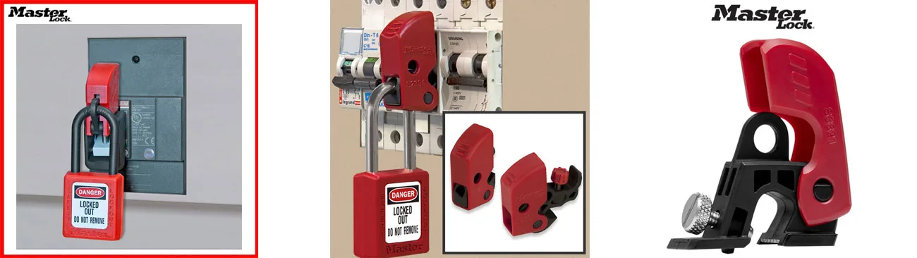 Master Lock Circuit Breaker Lockout banner