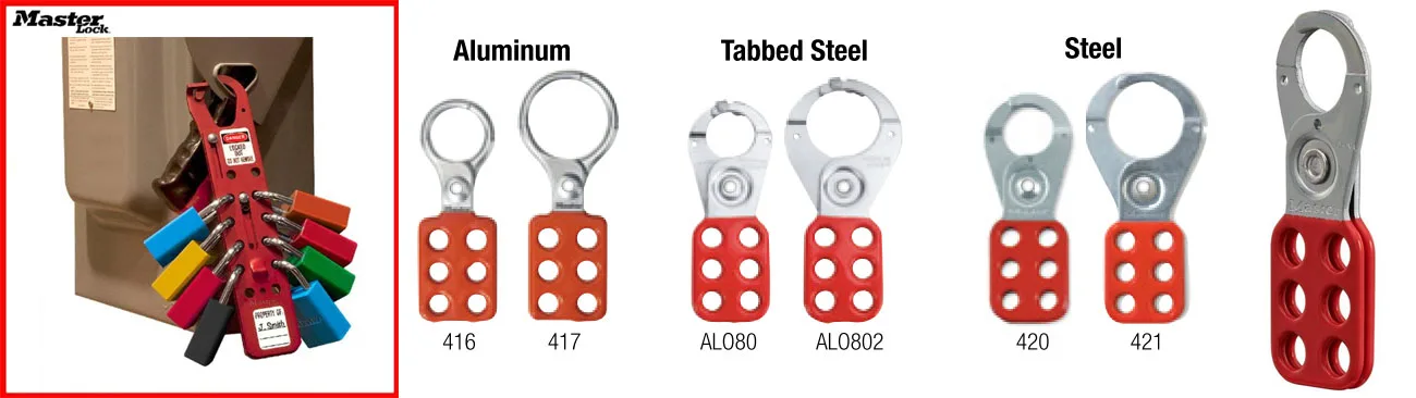 Khóa Càng Cua Master Lock 427 13 Master Lock Safety Lockout Hasps banner