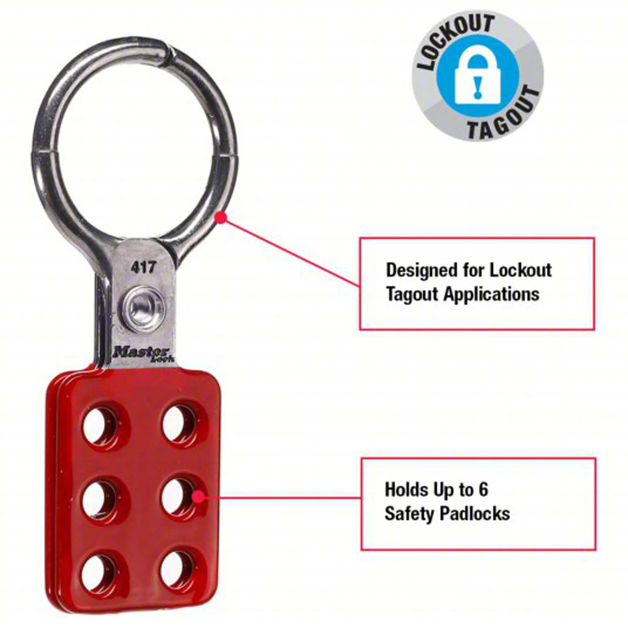 Khóa Càng Cua Master Lock 417 8 khoa moc an toan masterlock 417