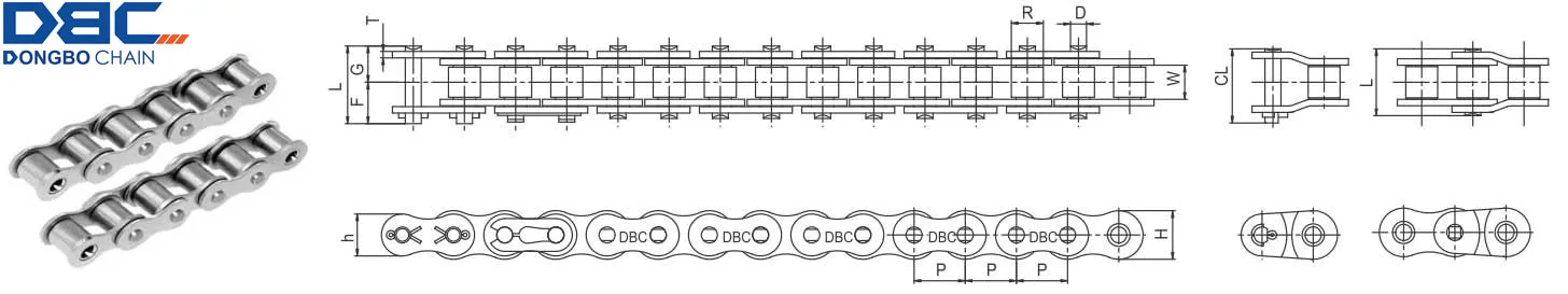 Roller Chain Single Strand