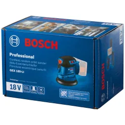 1 may cha nham tron dung pin 18v bosch gex 185 li