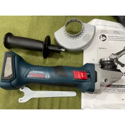 1 may mai goc dung pin bosch gws 18v 8