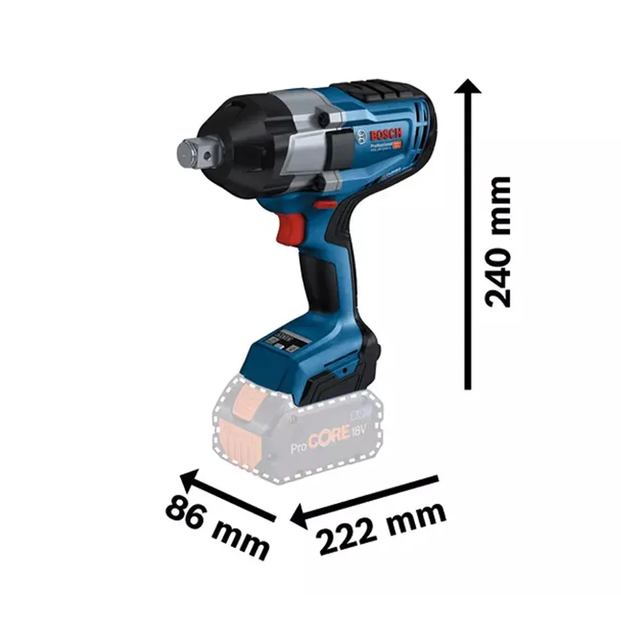Máy Siết Bu Lông Pin Bosch GDS 18V-1050 H 6 2 Bosch GDS 18V 1050 H