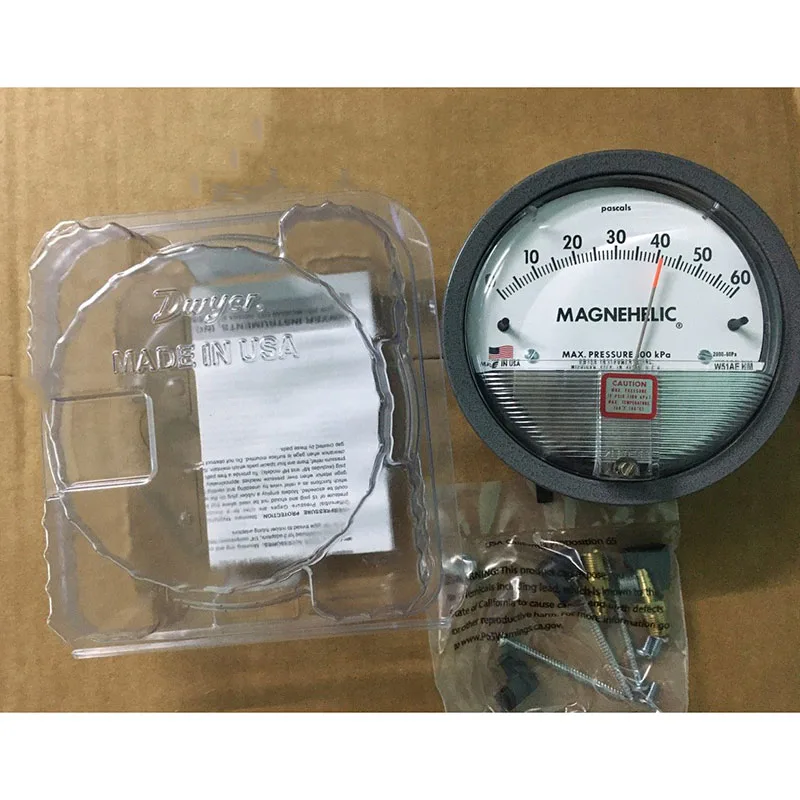 Đồng hồ đo chênh áp Dwyer Magnehelic 2000-100PA 5 1 Dwyer Series 2000 Magnehelic