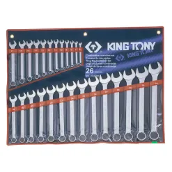 Bộ cờ lê vòng miệng 26 cây hệ mét Kingtony 1226MR
