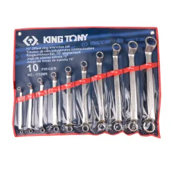 Bộ hai đầu vòng 10 cái hệ mét Kingtony 1710MR
