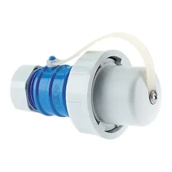 Phích cắm schuko 16A - màu xanh - IP67