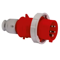 Phích cắm kín nước IP67 5P 500V 16A 6H, TE plus