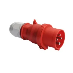 Phích cắm không kín nước IP44 16A 4P 400V 6H
