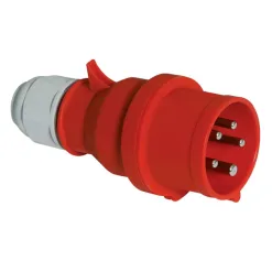 Phích cắm không kín nước IP44 16A 5P 400V 6H