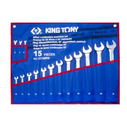 Bộ Cờ Lê Vòng Miệng 15 Chi Tiết Kingtony 1275MRN