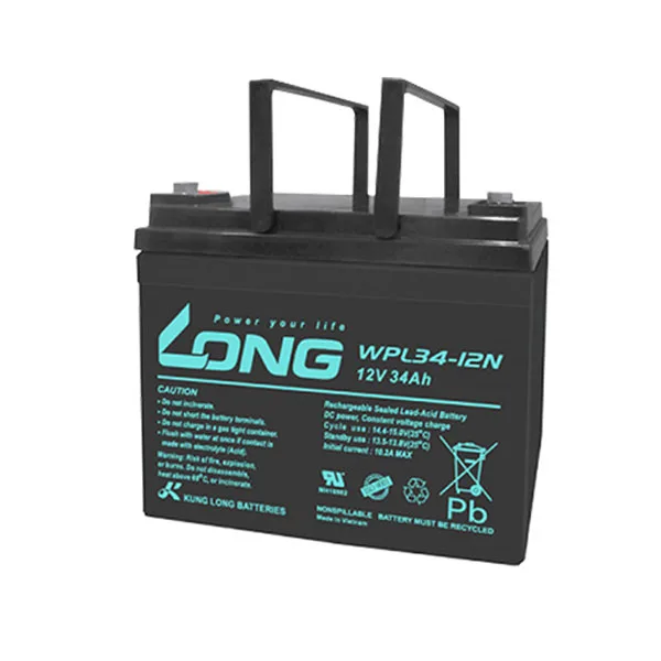 Ắc quy kín khí Long WPL34-12N (12V-34Ah) 3 LONG WPL34 12N