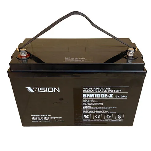 Ắc quy kín khí Vision 6FM100E-X (12V-100Ah) 3 Vision 12V 100Ah 6FM100E X