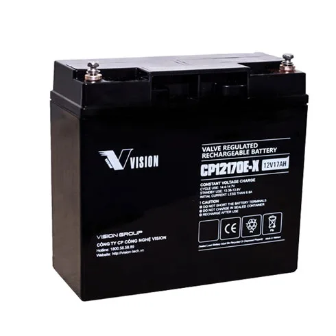 Ắc quy kín khí Vision CP12170E-X (12V-17Ah) 3 Vision 12V 17Ah CP12170E X