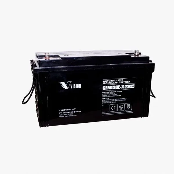 Ắc quy kín khí Vision 6FM120E-X (12V-120Ah) 2 Vision 6FM120E X
