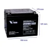 Ắc quy kín khí Vision CP12240E-X (12V-24Ah) 1 Vision CP12240E X