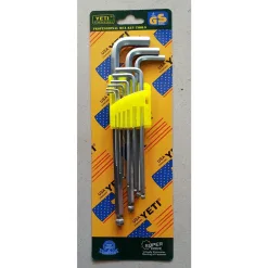 Bộ lục giác bi 9 chi tiết Yeti 1.5-10mm