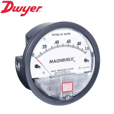 Đồng hồ đo chênh áp Dwyer Magnehelic 2000-100PA 10 dwyer 2000 100mm pressure gauge