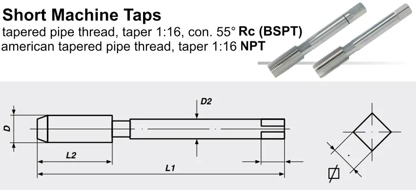 Taro Hand Taps He Inch Volkel NPT