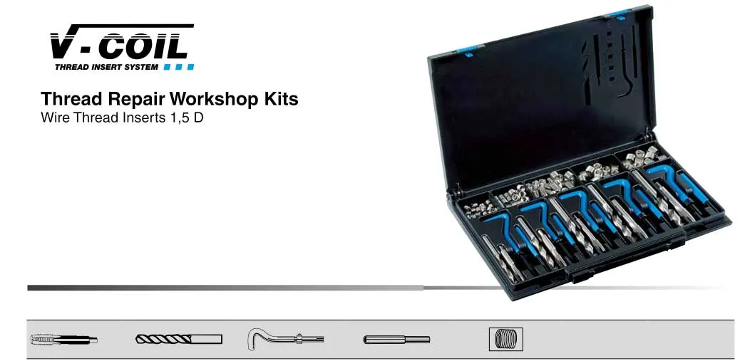volkel Thread Repair Workshop Kits